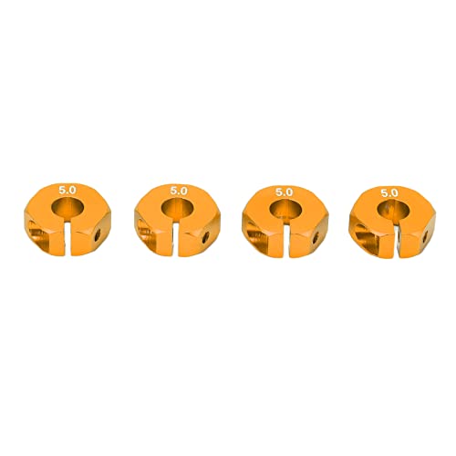 Aoaoy 4 Stücke 12mm Radsignierte Antriebsnabenadapter Kombinationskupplung mit Stiften Schrauben RC Auto Ersatzteile für 1/10 RC Car (Orange) von Aoaoy