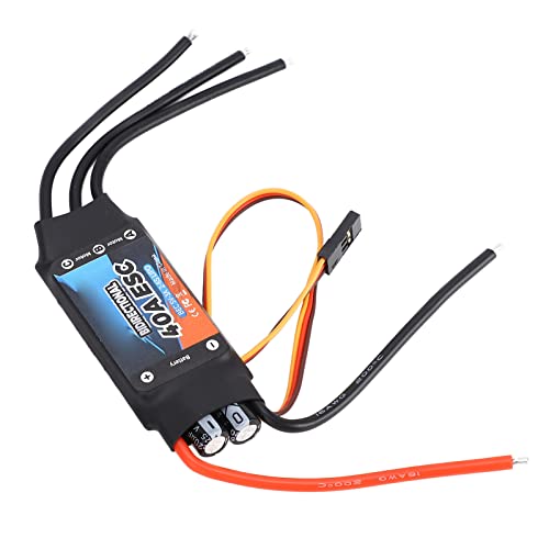 Aoaoy GTSKYTENRC Geschwindigkeitsregler 40 A Bürste ESC 2-6S mit 5 V 3 A Auslauf für Autoboot Remotecontrolled von Aoaoy