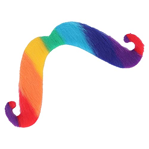 Aoaoy Gefälschte Schnurrbärte Selbstklebende Falsche Schnurrbärte Wiederverwendbares Flanellmaterial für Festival -Dressing, Party -Karneval, Spielaktivitäten von Aoaoy