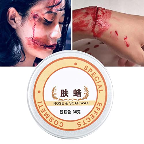 Aoaoy Gefälschte Wundnarben Wachs, Halloween -Make -up -Wachs, Formbare und Lebhafte Effekte 30G, mit Holloween Fake Wund Narben, Viskose Textur, für Make -up -Kunst von Aoaoy Gefälschte Wundnarben Wachs, Halloween -Make -up -Wachs, Formbare und Lebhafte Effekte 30G, mit Holloween Fake Wund Narben, Viskose Textur, für Make -up -Kunst von von Aoaoy
