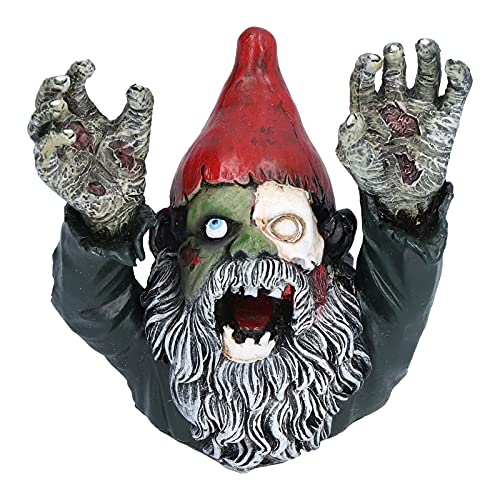 Aoaoy Halloween Zombie Zwerg, Gartenstatue Skulptur Böser Scary Outdoor Halloween Decoration Ornament von Aoaoy
