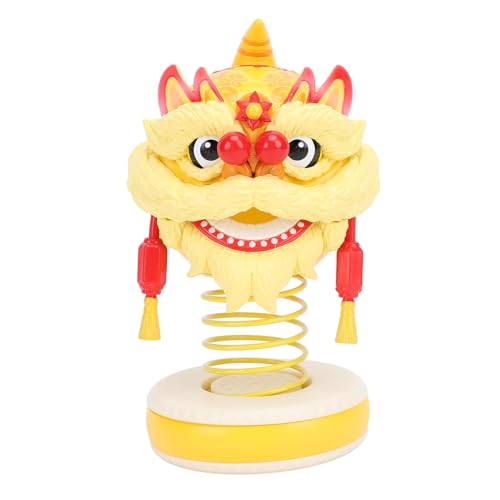 Aoaoy Lucky Lion Dance Car Ornament, Handgefertigte Sammlerfigur, mit Chinesischem Volkskulturdekor, für Aromatherapie, Frühlings Lion Dance Car Ornament von Aoaoy