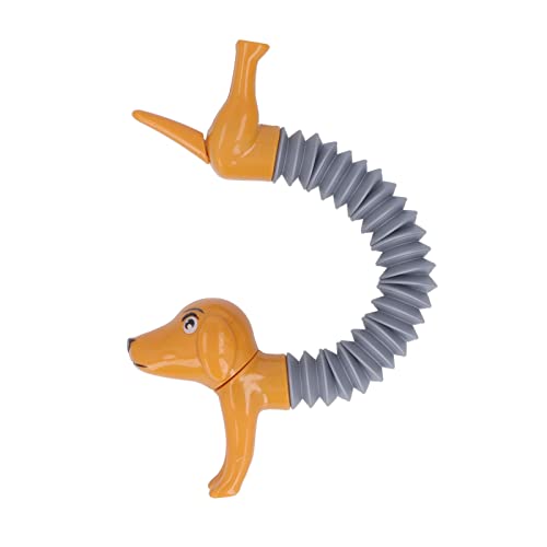 Aoaoy Popping Tube Fidget Toy Dog Design Bunte Flexible Stretchrohr für (#3) von Aoaoy