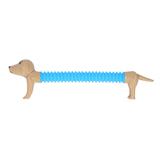 Aoaoy Popping Tube Fidget Toy Dog Design Bunte Flexible Stretchrohr für (#4) von Aoaoy