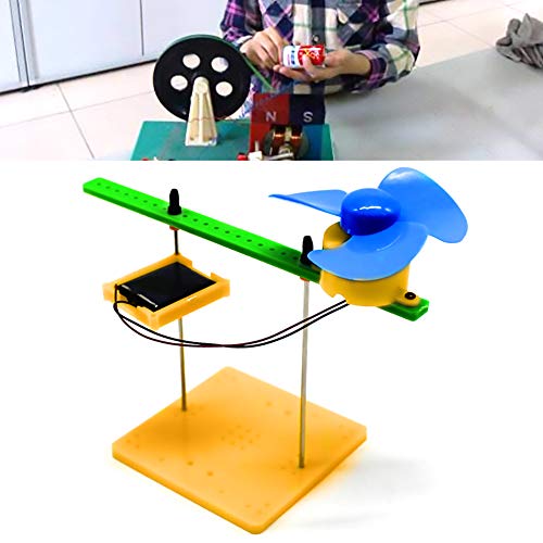 Aoaoy Solarphysik-Experimentierset, Solargenerator-Generator-Lüfter, Gleichstrommotor-Lüfter, DIY-Physik-Motorschaltkreis-Geräte-Set, Wissenschaftliches Spielzeug, für den DIY-Unterricht bei von Aoaoy