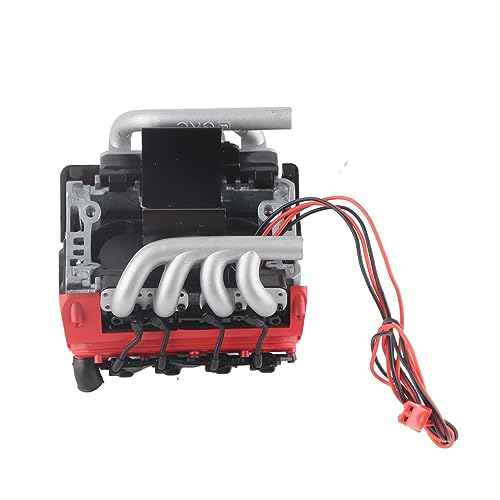 Aoaoy V8 1/10 RC -Simulation Motorabdeckung Cooler Motor Lüfter Universal Zubehör Für/scx10/scx10ii (Rot) von Aoaoy