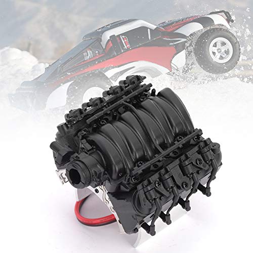 Aoaoy V8 1/10 RC -Simulation Motorabdeckung Cooler Motor Lüfter Universal Zubehör Für/scx10/scx10ii (Schwarz) von Aoaoy
