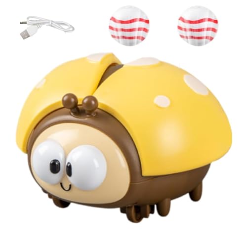Aodejoy Marienkäfer Schwebender Ball Spielzeug,mit 2 Bällen,Niedliches Schwebendes Pusteball Sensorik Spielzeug,Spielbälle Pustemaschine für Jungen Mädchen,Geschenk für Geburtstag Weihnachten (Gelb) Aodejoy Marienkäfer Schwebender Ball Spielzeug,mit 2 Bällen,Niedliches Schwebendes Pusteball Sensorik Spielzeug,Spielbälle Pustemaschine für Jungen Mädchen,Geschenk für Geburtstag Weihnachten (Gelb) von Aodejoy