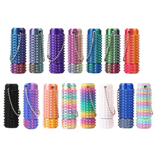 Spiky Grippie Stim Keychain,Sensorik Spielzeug,Neuheit Schmerz Stimulation Zappelphilipp Schlüsselanhänger für ADHS,Stressabbau,Fokus Angstlinderung Weihnachts Geburtstagsgeschenke-15 Stück Spiky Grippie Stim Keychain,Sensorik Spielzeug,Neuheit Schmerz Stimulation Zappelphilipp Schlüsselanhänger für ADHS,Stressabbau,Fokus Angstlinderung Weihnachts Geburtstagsgeschenke-15 Stück von Aodejoy