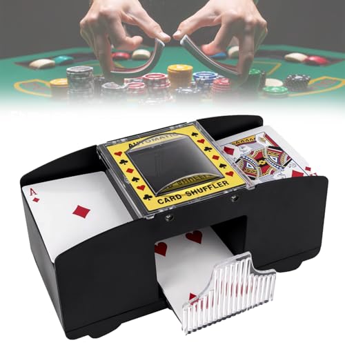 Aohcae 2 Deck Automatischer Kartenmischer, Automatischer Kartenmischmaschine Card Shuffler für Home Party Club Bridge-Pokerspiele Aohcae 2 Deck Automatischer Kartenmischer, Automatischer Kartenmischmaschine Card Shuffler für Home Party Club Bridge-Pokerspiele von Aohcae