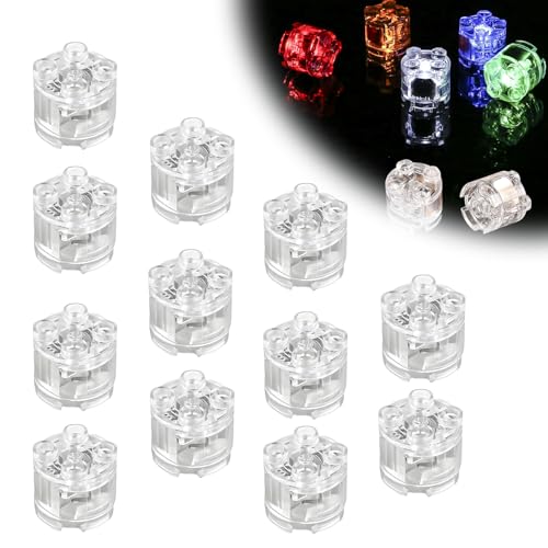 Aohcae Leuchtende Bausteine,15 Stück LED Leuchtsteine Set,Lego Beleuchtung Klassisches transparentes 2x2 Bausteinspielzeug, kompatibel mit Allen großen Marken Aohcae Leuchtende Bausteine,15 Stück LED Leuchtsteine Set,Lego Beleuchtung Klassisches transparentes 2x2 Bausteinspielzeug, kompatibel mit Allen großen Marken von Aohcae