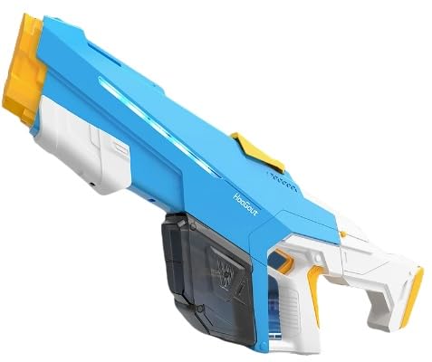 Aohcae Wasserpistole Elektrisch,Automatische Wasserpistole für Kinder und Erwachsene, 8-10 M Großer Reichweite Wasserpistole Spielzeug, Sommerspielzeug für Pool Garten Strand (Blau) von Aohcae