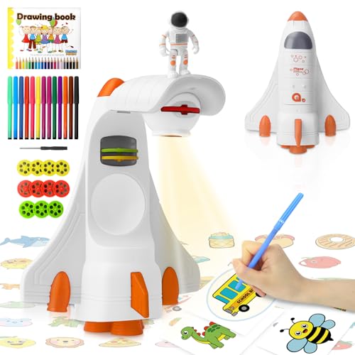 Aolieh Zeichenprojektor für Kinder mit 66 Motiven Kinder Projektor mit Bunte Pinsel, Projektor verfolgen und zeichnen Toy, Zeichenbrett Zeichenspielset Geburtstag Geschenke für Mädchen Jungen Aolieh Zeichenprojektor für Kinder mit 66 Motiven Kinder Projektor mit Bunte Pinsel, Projektor verfolgen und zeichnen Toy, Zeichenbrett Zeichenspielset Geburtstag Geschenke für Mädchen Jungen von Aolieh
