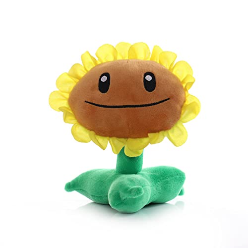 Aolivia Pvz Plüsch-Kommt mit 50 Aufklebern, PVC-Stoffpuppe, niedliche Pflanzen, PVC-Stofftiere (Sonnenblume) von Aolivia