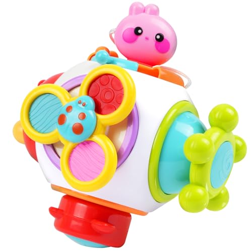 Aolso Busy Activity Cube, Sensorik Spielzeug Baby Mmotorikspielzeug, Baby Toys Ball Lernspiele Spielzeug,Activity Würfel Baby Montessori Spielzeug für 1 2 3 Jahre Kinder von Aolso