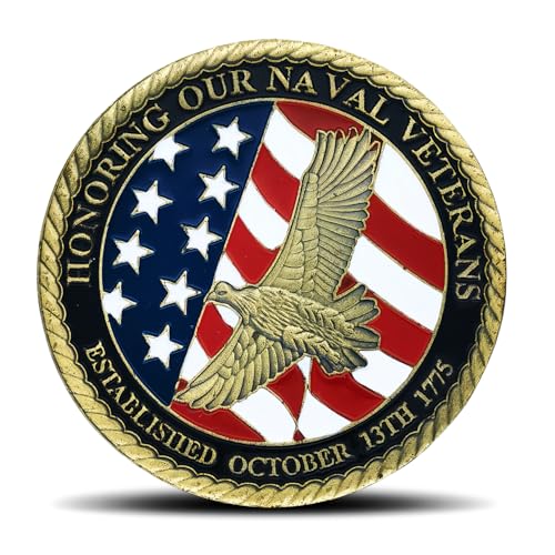 USA Navy Veterans Challenge Coin – Ehrung unserer Marine-Veteranen inspirierendes Geschenk USA Navy Veterans Challenge Coin – Ehrung unserer Marine-Veteranen inspirierendes Geschenk von Aomcisi