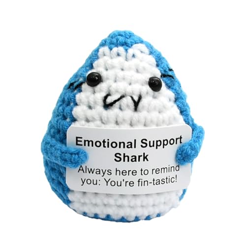 Aomhrek Häkelhai, Emotional Support Plushies, Emotional Support, Gehäkelte Kuscheltiere (Blauer-Hai) Aomhrek Häkelhai, Emotional Support Plushies, Emotional Support, Gehäkelte Kuscheltiere (Blauer-Hai) von Aomhrek