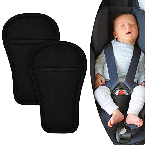 Aomig Gurtpolster Kinder, 2 Pads Set Gurtschutz Auto Sicherheitsgurt Schulterpolster, Schwarz Universal Gurtschoner & Gurtpolster Gurtbezüge für Babyschale, Kinderwagen, Buggy & Autositz Aomig Gurtpolster Kinder, 2 Pads Set Gurtschutz Auto Sicherheitsgurt Schulterpolster, Schwarz Universal Gurtschoner & Gurtpolster Gurtbezüge für Babyschale, Kinderwagen, Buggy & Autositz von Aomig
