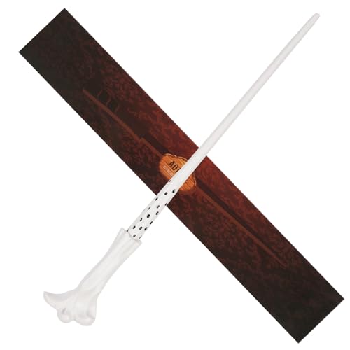 Aomig Zauberstab Kinder Zauberer Zubehör Jungen Mädchen Cosplay Props Magic Wand Spielzeug Magischer Zauberstab aus Kunststoff für Zauberer Zauberlehrlinge Kostümzubehör Party Halloween Karneval (H) von Aomig