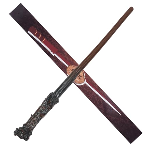 Aomig Zauberstab Kinder Zauberer Zubehör Jungen Mädchen Movie Props Magic Wand Spielzeug Magischer Zauberstab aus Kunststoff für Zauberer Zauberlehrlinge Kostümzubehör Cosplay Halloween Karneval (G) von Aomig