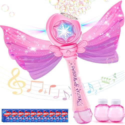 Aooess Seifenblasenstab für Kinder Seifenblasenmaschine Bubble Machine Seifenblasenspielzeug für Outdoor Party Hochzeit Geschenk für 3-8 Jahre Mädchen Spielzeug Geburtstag Kinderspielzeug Aooess Seifenblasenstab für Kinder Seifenblasenmaschine Bubble Machine Seifenblasenspielzeug für Outdoor Party Hochzeit Geschenk für 3-8 Jahre Mädchen Spielzeug Geburtstag Kinderspielzeug von Aooess
