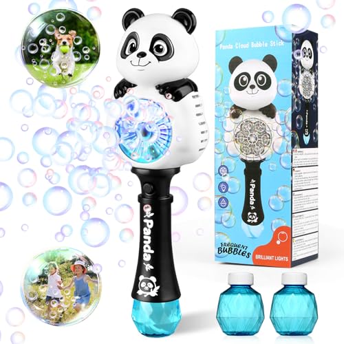 Aooess Panda Seifenblasenmaschine für Mädchen Kinder, USB-wiederaufladbar Seifenblasenstab, Outdoor Bubble Toys für Party Geburtstag, Geschenk für 3-8 Jahre Mädchen Kinderspielzeug Aooess Panda Seifenblasenmaschine für Mädchen Kinder, USB-wiederaufladbar Seifenblasenstab, Outdoor Bubble Toys für Party Geburtstag, Geschenk für 3-8 Jahre Mädchen Kinderspielzeug von Aooess