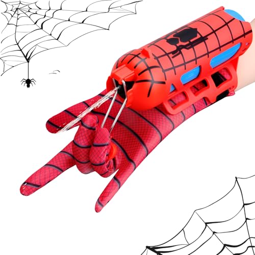 Aooess Spider Water Gun for Kids: Superhero Squirt Toy Spider Web Shooter Wrist-Mounted, Water Blaster for Kids 4-8 Superhero Cosplay Toy for Outdoor Summer Fun Gift for Kid 4 5 6 7 8 9 10 Years Old von Aooess