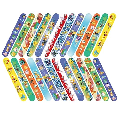 24 Stück Snap Armbänder, Zeichentrickfiguren Schnapparmband, Kindergeburtstag Mitgebsel Set, Schnapparmbänder Kindergeburtstag, Anime Party Kleine Geschenke Partyaktivitäten für Jungen und Mädchen 24 Stück Snap Armbänder, Zeichentrickfiguren Schnapparmband, Kindergeburtstag Mitgebsel Set, Schnapparmbänder Kindergeburtstag, Anime Party Kleine Geschenke Partyaktivitäten für Jungen und Mädchen von Aopskumd