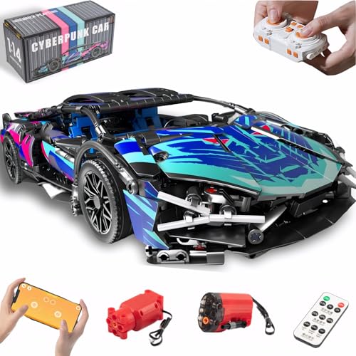 AoreSpty Technik Klemmbausteine Auto - 1280 Teile 1:14 Supersportwagen Bausteine Set, Rennwagen Geschenke für Kinder von 8–14 Jahren und Erwachsene AoreSpty Technik Klemmbausteine Auto - 1280 Teile 1:14 Supersportwagen Bausteine Set, Rennwagen Geschenke für Kinder von 8–14 Jahren und Erwachsene von AoreSpty