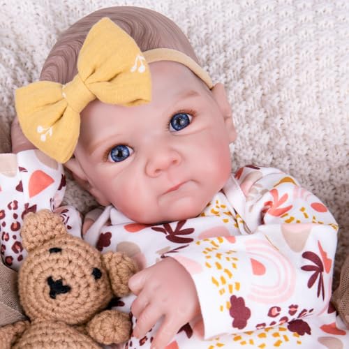 Aori 50,8 cm lebensechte Reborn Babypuppen - Realistische Mädchenpuppe, schönes Geschenkset für Kinder, werdende Eltern, Großeltern Aori 50,8 cm lebensechte Reborn Babypuppen - Realistische Mädchenpuppe, schönes Geschenkset für Kinder, werdende Eltern, Großeltern von Aori