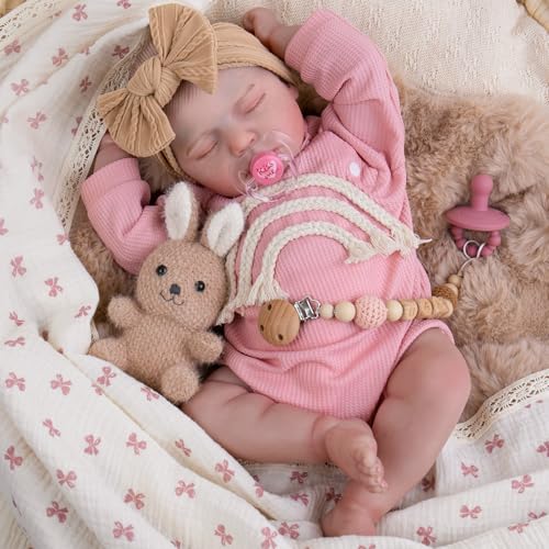Aori Reborn Babypuppen Realistisch – 50,8 cm lebensechte Neugeborene schlafende Mädchen mit ultra-realistischen handgefertigten Details, beschwerte echte Babypuppe für Mädchen ab 3 Jahren für Aori Reborn Babypuppen Realistisch – 50,8 cm lebensechte Neugeborene schlafende Mädchen mit ultra-realistischen handgefertigten Details, beschwerte echte Babypuppe für Mädchen ab 3 Jahren für von Aori