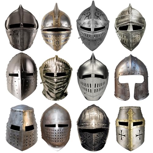 Aoriher 24 Stück Mittelalterliche Ritter Papiermasken Ritter Maskerade Masken Mittelalterliche Ritter Helm Masken mit Gummibändern für Cosplay Ritter Verkleidung Halloween Kostüm Aoriher 24 Stück Mittelalterliche Ritter Papiermasken Ritter Maskerade Masken Mittelalterliche Ritter Helm Masken mit Gummibändern für Cosplay Ritter Verkleidung Halloween Kostüm von Aoriher