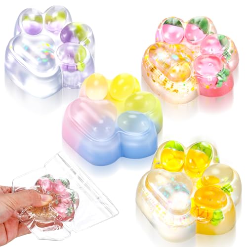 Aoriher 4 Katzenpfoten Squishy Glibber Pfote Katzenpfoten Spielzeug Anti Stress Squeeze Kawaii Sensorisches Spielzeug Cat Paw Squeeze Pfote Weich für Partytüten Kindergeburtstag und Erwachsene Aoriher 4 Katzenpfoten Squishy Glibber Pfote Katzenpfoten Spielzeug Anti Stress Squeeze Kawaii Sensorisches Spielzeug Cat Paw Squeeze Pfote Weich für Partytüten Kindergeburtstag und Erwachsene von Aoriher