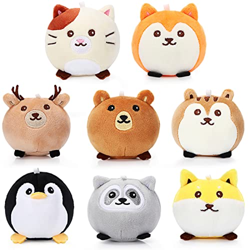 Aoriher 8 Stück Mini Plüschtiere Stofftiere 3,15 Zoll Stofftiere Ornamente Großpackungen Bunte Waldtiere Schlüsselanhänger Dekoration für Weihnachten Urlaub Babyparty Partyzubehör (Normaler Stil) Aoriher 8 Stück Mini Plüschtiere Stofftiere 3,15 Zoll Stofftiere Ornamente Großpackungen Bunte Waldtiere Schlüsselanhänger Dekoration für Weihnachten Urlaub Babyparty Partyzubehör (Normaler Stil) von Aoriher