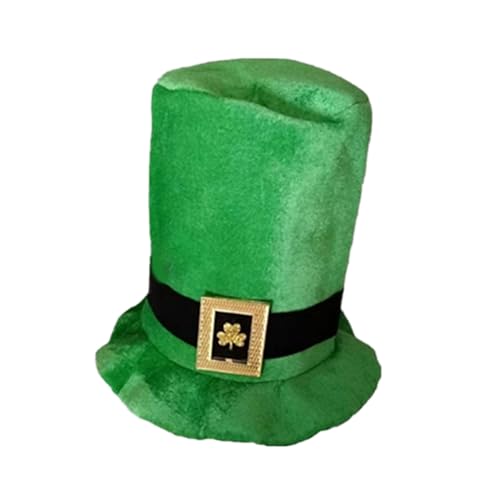 Aoseiens Leprechaun Hut St. Patricks Day Zubehör, St. Patricks Day Hut mit Metallschnalle, Irischer Grüner Zylinder Lucky Leprechaun Kostüm, Kleeblatt-Hut, Irische Festtagskleidung Aoseiens Leprechaun Hut St. Patricks Day Zubehör, St. Patricks Day Hut mit Metallschnalle, Irischer Grüner Zylinder Lucky Leprechaun Kostüm, Kleeblatt-Hut, Irische Festtagskleidung von Aoseiens