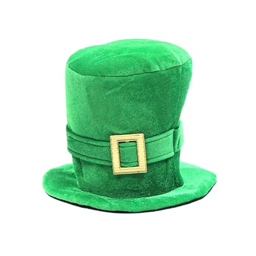 Aoseiens Leprechaun Hut St. Patricks Day Zubehör, St. Patricks Day Hut mit Metallschnalle, Irischer Grüner Zylinder Lucky Leprechaun Kostüm, Kleeblatt-Hut, Irische Festtagskleidung Aoseiens Leprechaun Hut St. Patricks Day Zubehör, St. Patricks Day Hut mit Metallschnalle, Irischer Grüner Zylinder Lucky Leprechaun Kostüm, Kleeblatt-Hut, Irische Festtagskleidung von Aoseiens