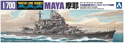 1/700 Wasserleitung No.339 Japanische Marine Schwerer Kreuzer Maya 1944 von Aoshima