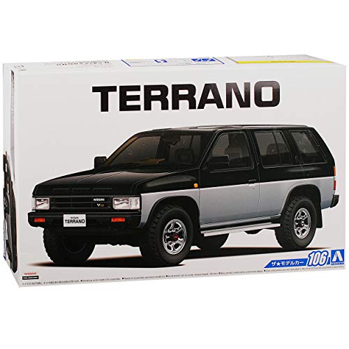 Aoshima Nisan Terrano Schwarz 1. Generation 1986-2007 Kit Bausatz 1/24 Modell Auto von Aoshima