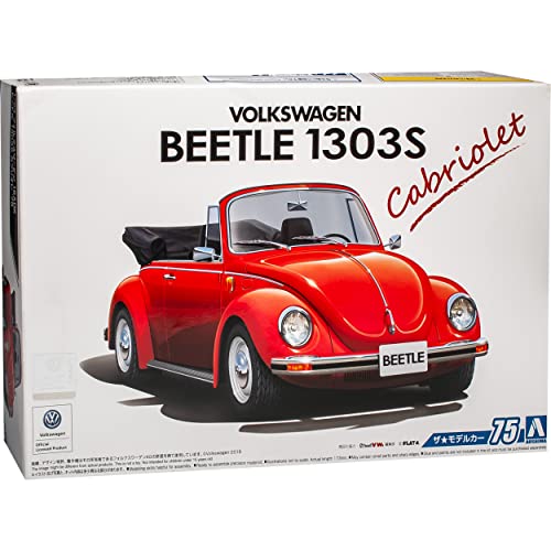 Aoshima Volkwagen KÄfer 1303 Cabrio Rot Bausatz Kit 1/24 Modellauto Modell Auto Aoshima Volkwagen KÄfer 1303 Cabrio Rot Bausatz Kit 1/24 Modellauto Modell Auto von Aoshima