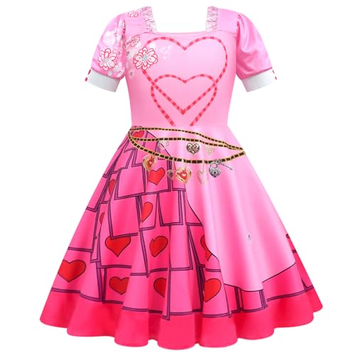 Aotekids Prinzessinnen-Kostüm für Mädchen, für Cosplay, Party, Geburtstag, Spielkleidung, Rosa Aotekids Prinzessinnen-Kostüm für Mädchen, für Cosplay, Party, Geburtstag, Spielkleidung, Rosa von Aotekids