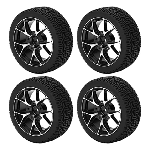 Reifen, Aluminiumlegierung, 70 mm, 27 mm Breite, RC-Gummireifen Ersatz für flache Sportwagen im Maßstab 1:10 Reifen, Aluminiumlegierung, 70 mm, 27 mm Breite, RC-Gummireifen Ersatz für flache Sportwagen im Maßstab 1:10 von Aoutecen
