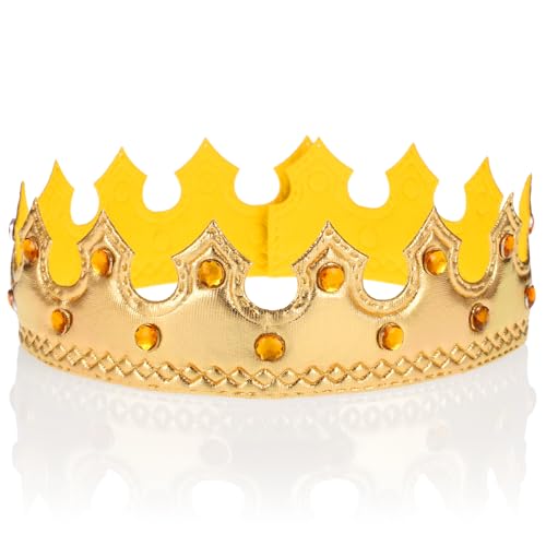 Apausvcm Königskronenhut,Goldene Krone König,Königin Krone,Königskrone für Erwachsene,König Kopfbedeckung,Königskrone Geburtstag,Kron Königin Prinz Kostüm Zubehör für Geburtstag Königliches Kostüm Apausvcm Königskronenhut,Goldene Krone König,Königin Krone,Königskrone für Erwachsene,König Kopfbedeckung,Königskrone Geburtstag,Kron Königin Prinz Kostüm Zubehör für Geburtstag Königliches Kostüm von Apausvcm