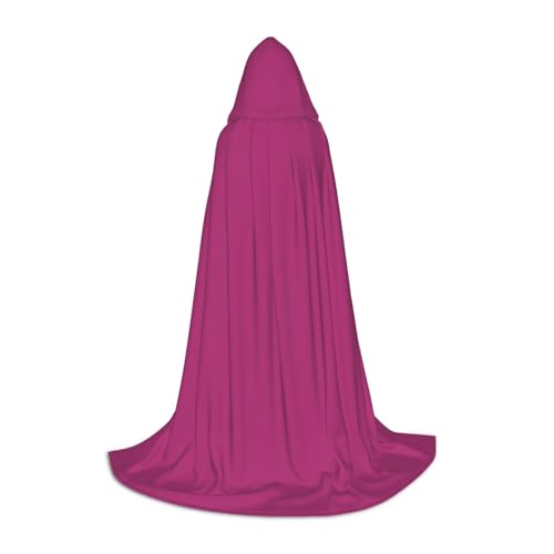 Amaranth Purple Kapuzenumhang für Teenager, Kostümparty, Halloween, Kapuzenumhang, weich und elastisch, Größe S von Apbdffjnf