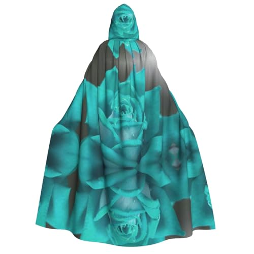 Apbdffjnf (Pretty Rose) Print Erwachsene Dicker Kapuzenumhang Unisex Umhang mit Kapuze Halloween Kapuzenumhang für Damen Herren Weich und Elastisch von Apbdffjnf