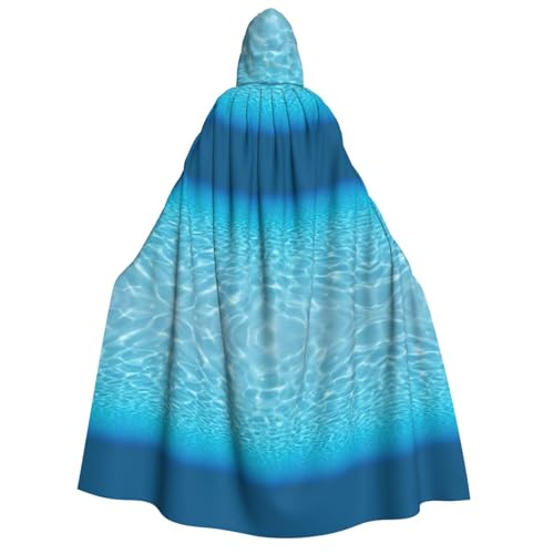 Apbdffjnf (Ruhige Unterwasserlandschaft) Druck Erwachsene dicker Kapuzenumhang Unisex Umhang mit Kapuze, Halloween Kapuzenumhang für Damen und Herren, weich und elastisch von Apbdffjnf