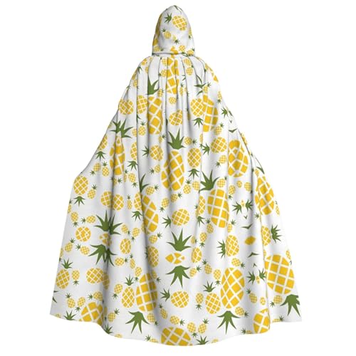 Apbdffjnf Ananas-Aufdruck, Erwachsenen-Umhang, dicker Kapuzenumhang, Unisex, Umhang mit Kapuze, Halloween-Kapuzenumhang für Damen und Herren, weich und elastisch Apbdffjnf Ananas-Aufdruck, Erwachsenen-Umhang, dicker Kapuzenumhang, Unisex, Umhang mit Kapuze, Halloween-Kapuzenumhang für Damen und Herren, weich und elastisch von Apbdffjnf