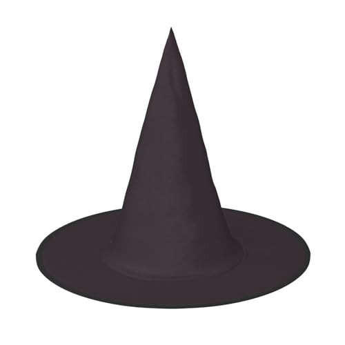 Apbdffjnf Antikes Dreibein-Stativ, grauer Druck, Halloween-Hexenhut, spitzer Hexenhut, Kostümzubehör für Halloween-Party-Dekoration von Apbdffjnf