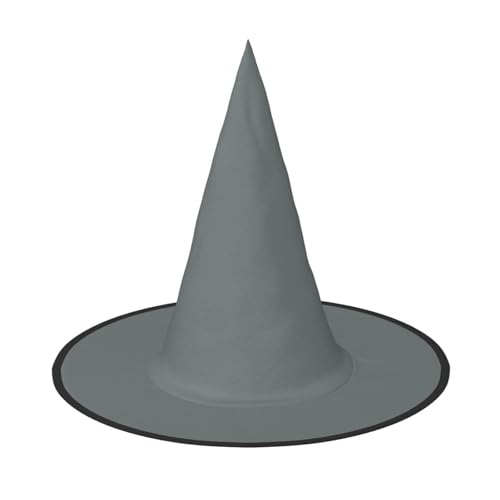 Apbdffjnf Chalky Grey Print Halloween Hexenhut Spitzer Hexenhut Kostüm Zubehör für Halloween Party Dekoration von Apbdffjnf