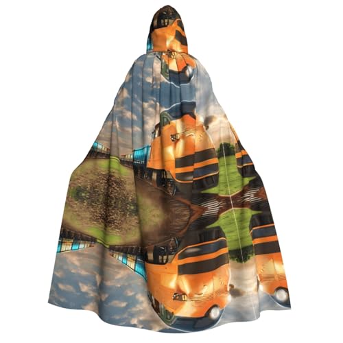 Apbdffjnf Dicker Kapuzenumhang für Erwachsene, Unisex, Umhang mit Kapuze, Halloween-Kapuzenumhang für Damen und Herren, weich und elastisch Apbdffjnf Dicker Kapuzenumhang für Erwachsene, Unisex, Umhang mit Kapuze, Halloween-Kapuzenumhang für Damen und Herren, weich und elastisch von Apbdffjnf
