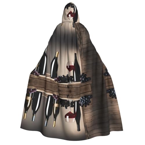 Apbdffjnf Dicker Kapuzenumhang für Erwachsene, Unisex, mit Kapuze, Halloween-Kapuzenumhang für Damen und Herren, weich und elastisch Apbdffjnf Dicker Kapuzenumhang für Erwachsene, Unisex, mit Kapuze, Halloween-Kapuzenumhang für Damen und Herren, weich und elastisch von Apbdffjnf